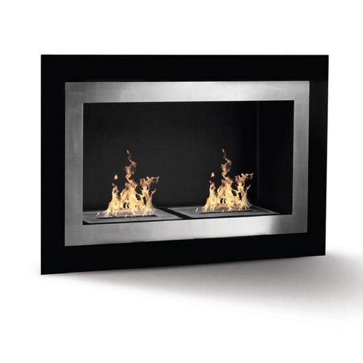 Biocamino da Parete Incasso Pechino L90 x H55 x P17