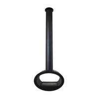 Biocamino da soffitto Cervinia Nero 2 kW – installazione a soffitto, bruciatore 1,5 L, struttura acciaio – Tecno Air System