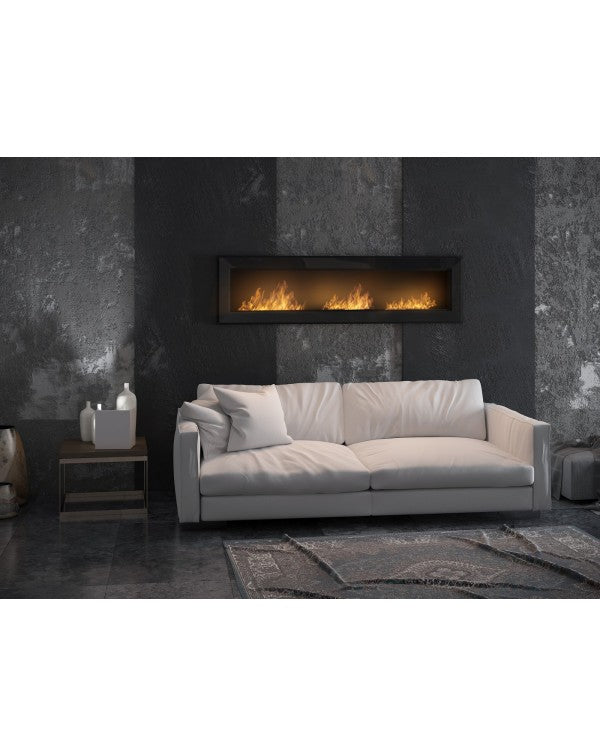 Biocamino Frame 1800x490 mm - Nero opaco