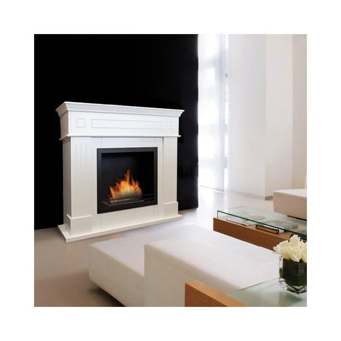 Biocamino Jacob Bianco 4,58 kW/h con bruciatore da 3,5L