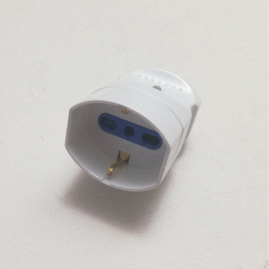 Bipresa volante schuko mobile bianca 2p+t 16a 250v