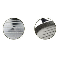 Trade Shop - Bistecchiera Tonda Rigata Padella Cucina Antiaderente Antigraffio 7 Strati 34 Cm 045017m -