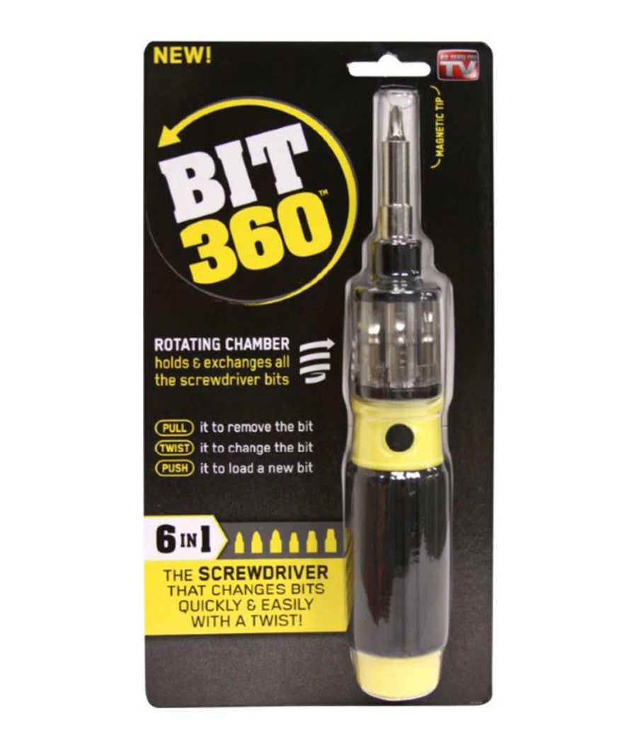 Bit 360 Cacciavite 6 In 1 Twist Bit Punte Magnetiche Universale Casa Lavoro Kit         