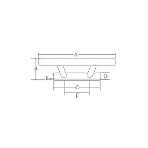 BITTA A GALLOCCIA INOX 316 MM.290