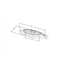 BITTA INOX 316 ABBATTIBILE MM.115