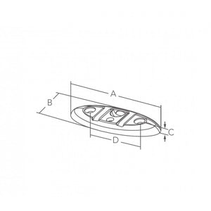 BITTA INOX 316 ABBATTIBILE MM.115