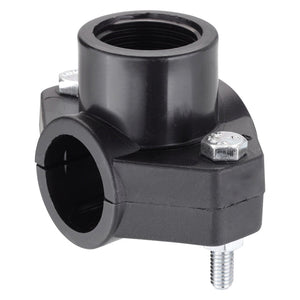 1blister presa a staffa in polipropilene diametro 25 x 1/2 - pz 2 cod:ferx.020604nlm