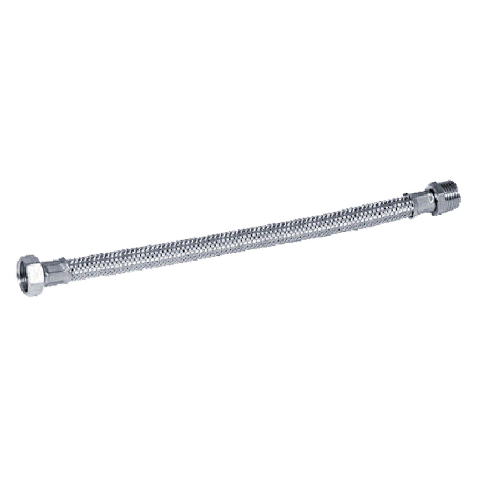 1blister flessibile in acciaio inox cm 35 m 1/2 x 3/8 f - pz.2 cod:ferx.020350nlm