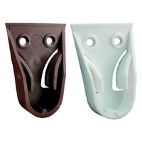 1blister reggitubo per tubo tondo mm 18 - pz. 4 marrone cod:ferx.030502nlm