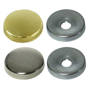 1blister borchia coprivite conica mm 18 - pz. 8 ottone nichelato cod:ferx.030416nlm