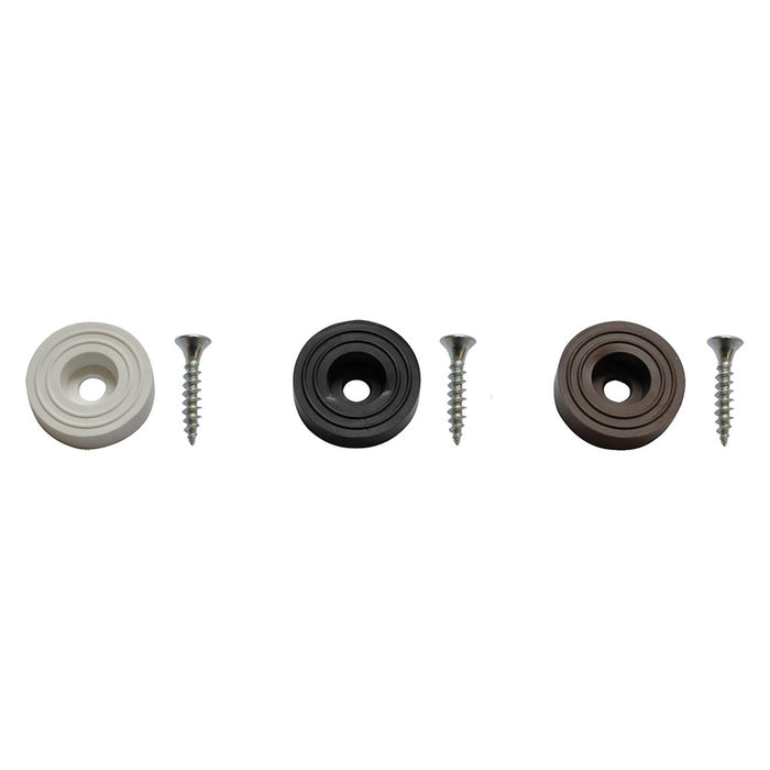 1blister sottosedia con vite diametro mm 23 - pz. 8 marrone cod:ferx.030323nlm