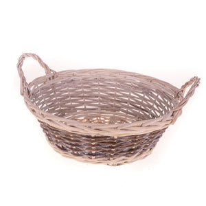 Set 2 Cesti Rotondi Nat Ø 40x13 cm