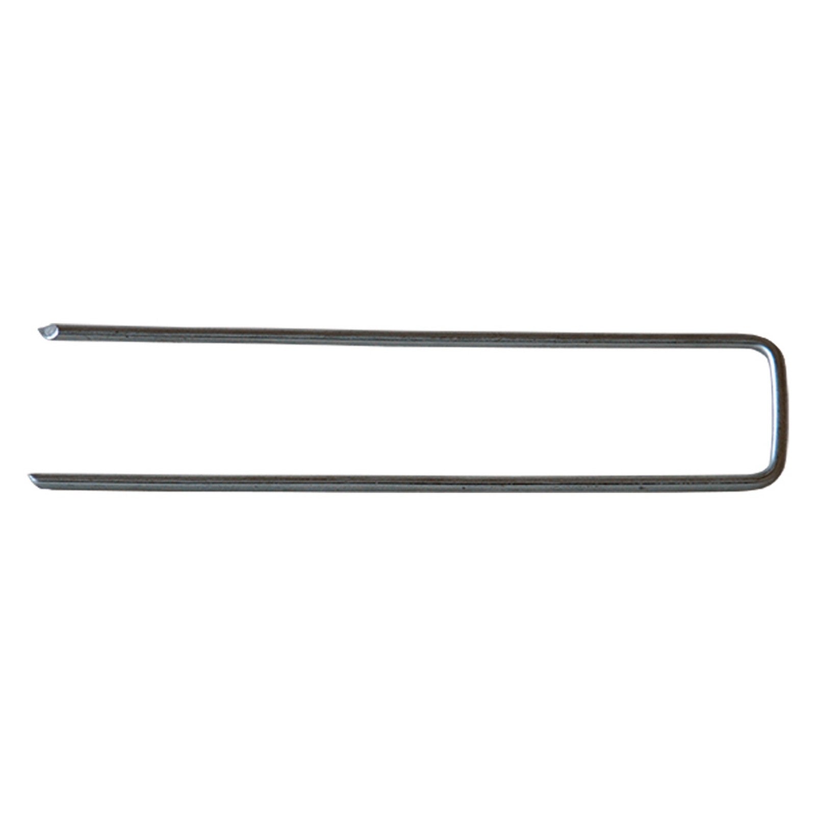 picchetto fermarete a 'u' mm. 170x30  pz.20 - ã˜ mm 3. cod:ferx.6066062nlm