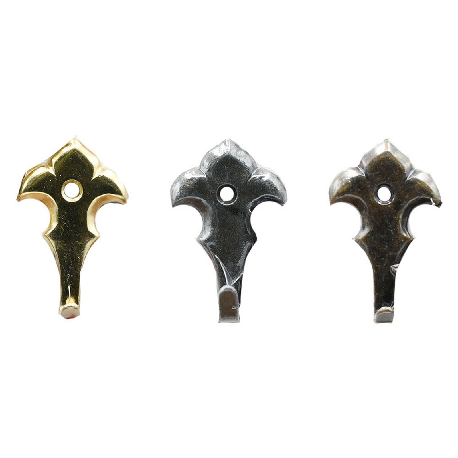 1blister gancio per quadri 'giglio magnum' mm 45 - pz. 2 bronzato cod:ferx.030640nlm