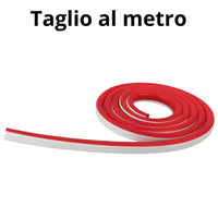 Striscia led flex 12v 6w colore rosso vendibile al metro per interni lineari