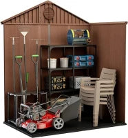 Casetta da Giardino Darwin 6x4, Marrone, 190 X 122 X 221 h