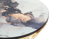 Tavolinetti Abstract Top -A- Coppia cm Ø 37X51-25X46