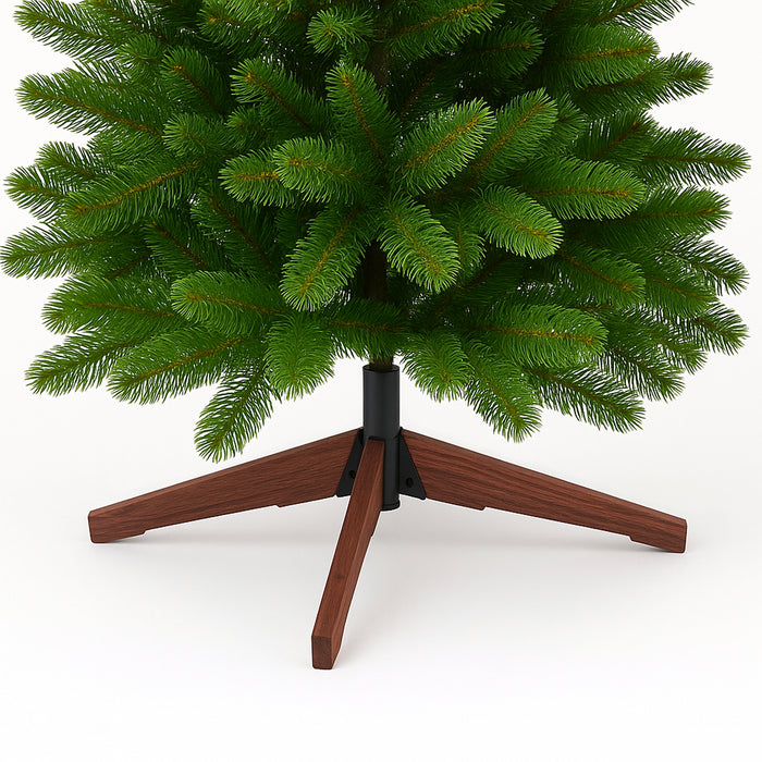Blitzen - Albero di Natale effetto realistico in PE e PVC ø93x180H, 872 rami