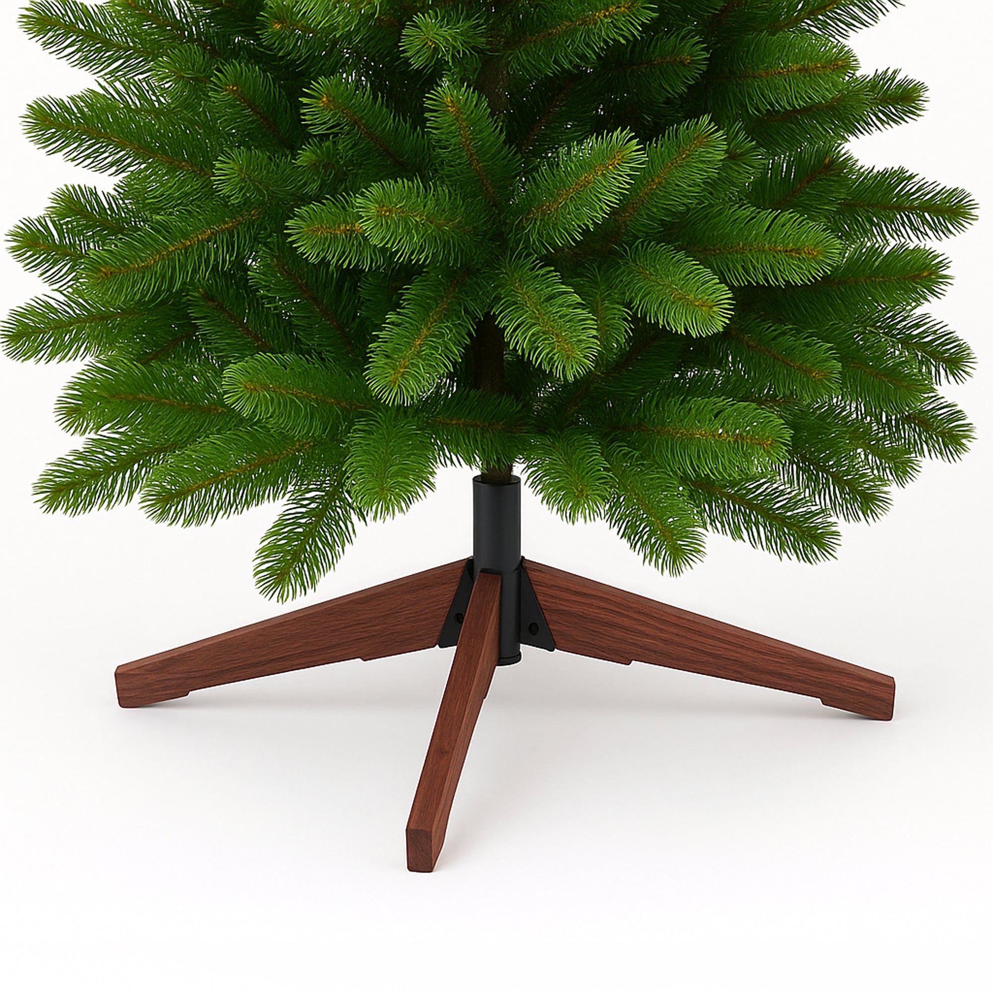Blitzen - Albero di Natale effetto realistico in PE e PVC ø104x210H, 1140 rami