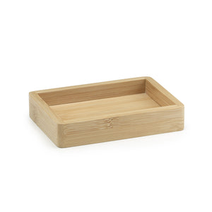 Portasapone d'appoggio in bambù BN11 Gedy serie BONNIE Noce