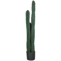Cactus Artificiale Realistico di Grandi Dimensioni, Ø 18 x 120H cm, Verde