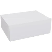 Comodino Sospeso Moderno con Cassetto, in Legno, 40x30x15 cm, Bianco