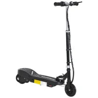 Monopattino Elettrico per Bambini Pieghevole da 120W, Velocità Max 12km/h e Portata 50kg, 74x36x69-91 cm, Nero