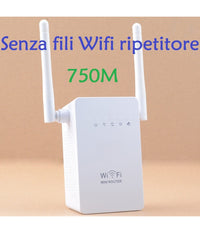 Boas 750m Wireless-n Lan Wifi Ripetitore Ap Estensione Wifi 2.4g Con 2 Antenne         