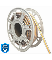 Trade Shop - Bobina 100mt Strip Led Cob 220v Esterno Ip65 Luce 3000k 4000k 6500k 220v-cob-288 - -bianco Freddo      -