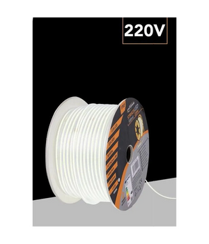 Trade Shop - Bobina 100mt Strip Led Cob 220v Esterno Ip65 Luce 3000k 4000k 6500k 220v-cob-288 - -bianco Freddo      -