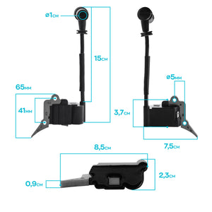 Bobina Di Accensione Per Motosega Bobina Elettrica Per Motori 2 Tempi Da 20/30Cc Con Cavo Da 15 Cm