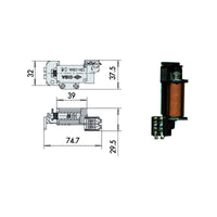 Bobina Elettroserrature V.12 07025-00-0 Cisa
