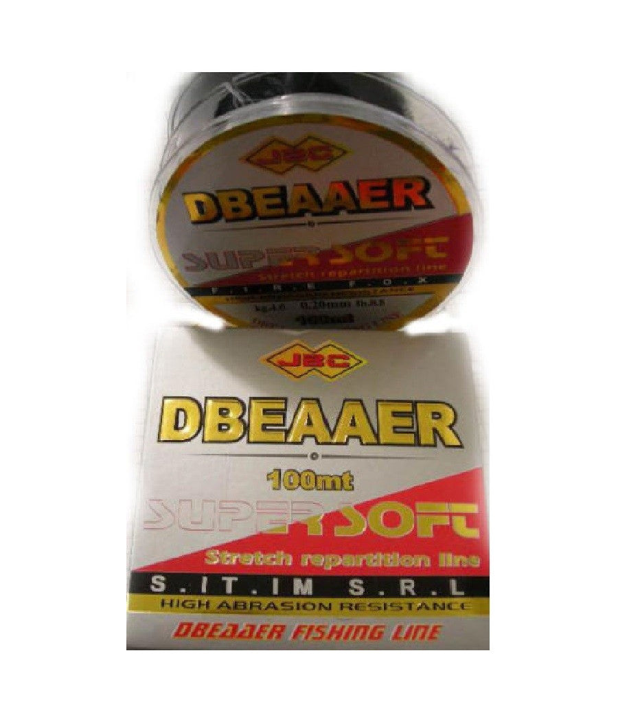 Bobina Lenza Da Filo Pesca 100mt In Nylon Spessorre 0.35mm Carico 12,10kg Canna         