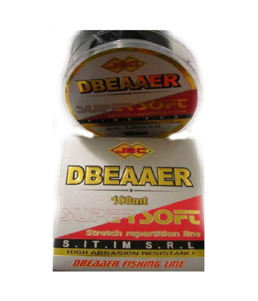 Bobina Lenza Da Filo Pesca 100mt In Nylon Spessorre 0.35mm Carico 12,10kg Canna         