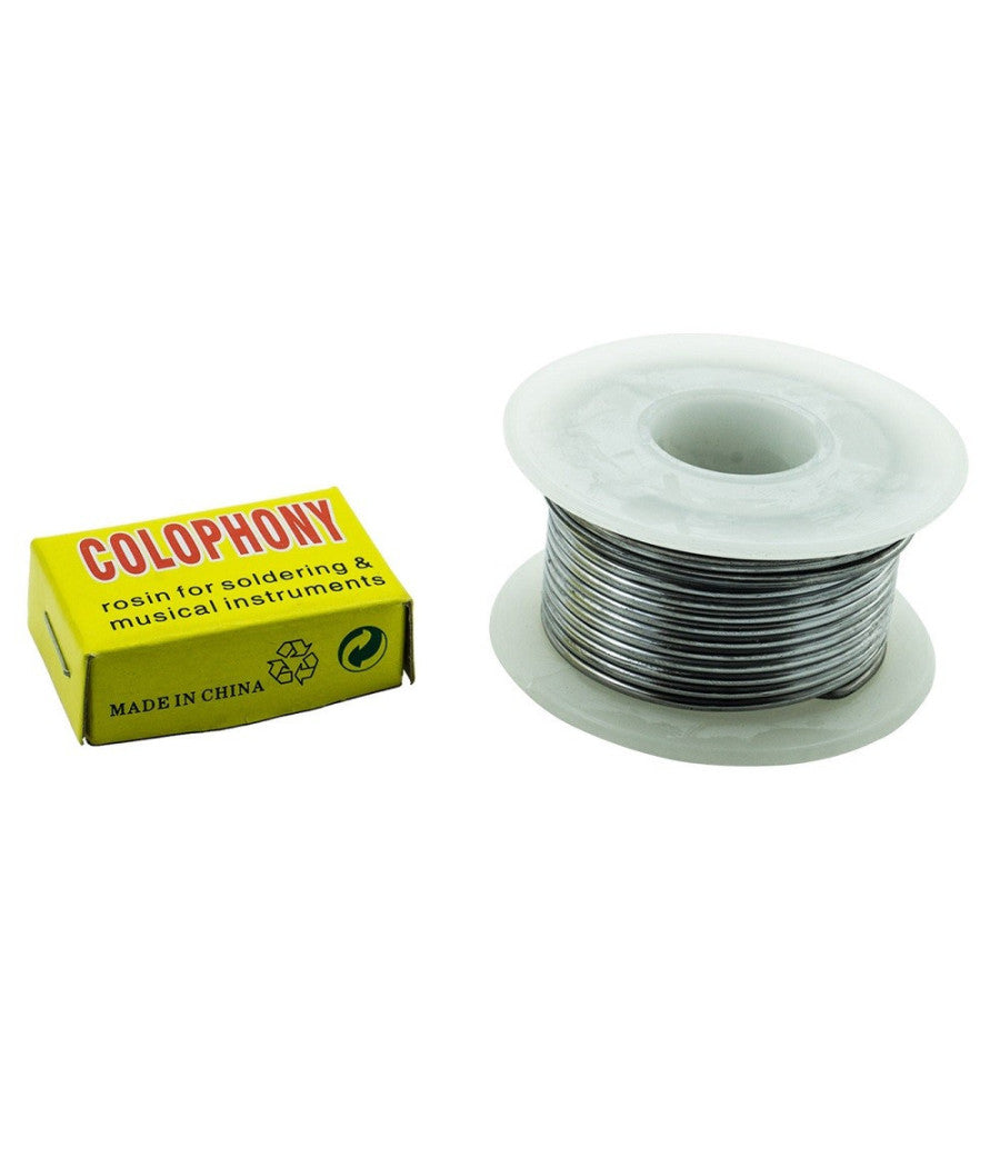 Bobina Rocchetto Di Filo Stagno Per Saldature Da 1.2 Mm + Colofonia         