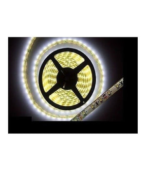 Bobina Striscia Led 3528 Flessibile 5m Adesiva Luce Calda Interno Esterno Ip65         