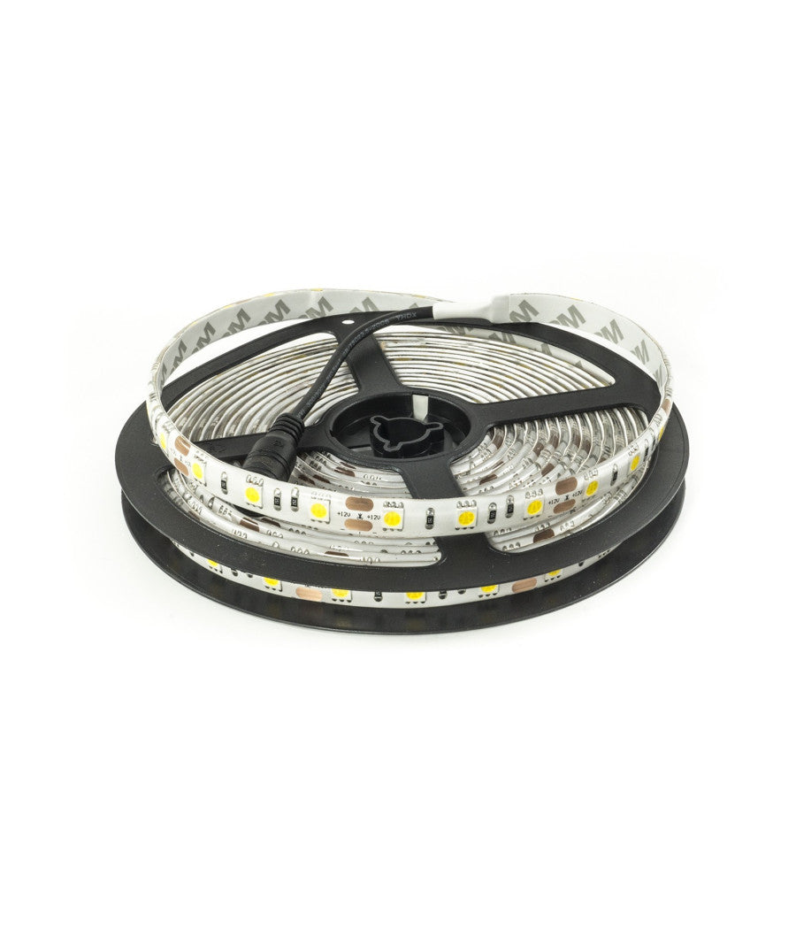 Bobina Striscia Led 5050 Flessibile 5 Mt Adesiva Luce Interno Esterno Ip65 Strip         