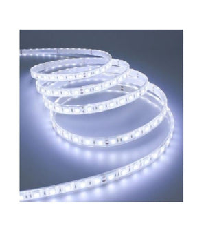 Bobina Striscia Led 5050 Flessibile 5 Mt Adesiva Luce Interno Esterno Ip65 Strip  -bianco Freddo      -