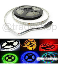 Bobina Striscia Strip Led 5050 Flessibile 5m Adesiva Luce Interno Esterno Ip65         