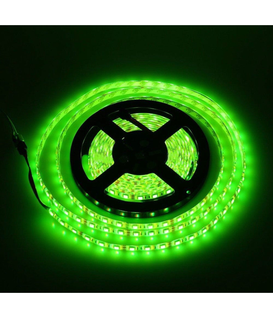 Bobina Striscia Strip Led 5050 Flessibile 5m Adesiva Luce Interno Esterno Ip65         