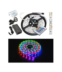 Bobina Striscia Strip Led 5050 Flessibile 5mt Adesiva Luce Interno Esterno Ip65         