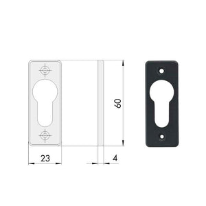 Bocchetta Rettangolare 06012-01-0 Cisa