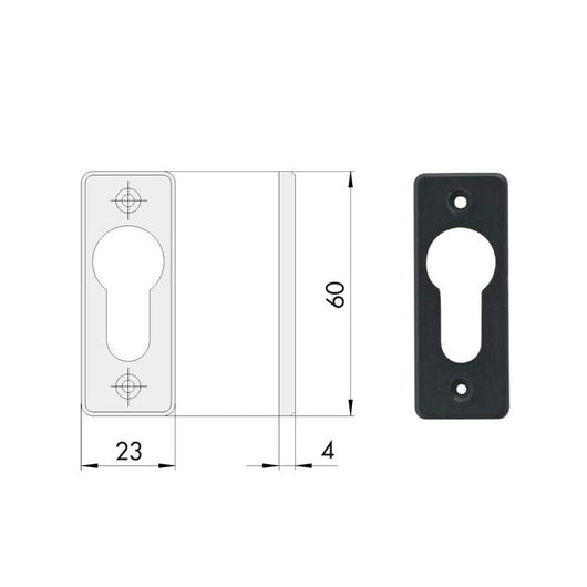 Bocchetta Rettangolare 06012-01-0 Cisa