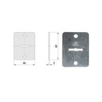 Bocchetta Rettangolare Dm 06124-00-0 Cisa