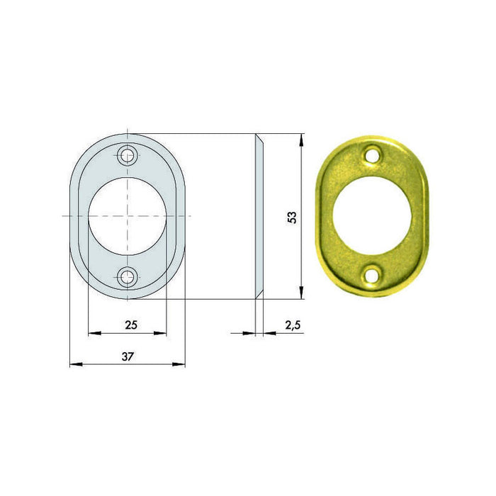 Bocchetta Tonda 06018-25-0 Cisa