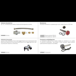 BOILER BX 60 LT CON SCAMBIATORE