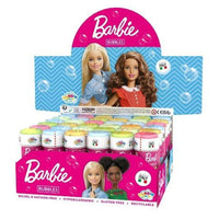 Trade Shop - Bolle Di Sapone Barbie Confezione 36pz Flaconi 60 Ml Per Feste Gioco Bambini 550000 -