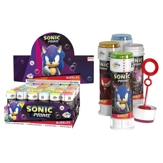 Trade Shop - Bolle Di Sapone Sonic Confezione 36pz Flaconi 60 Ml Per Feste Gioco Bambini 007955 -