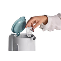 Bollitore 2200W, capacità 1,7L, base cordless 360°, spegnimento automatico - White & Aegean Teal