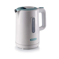 Bollitore 2200W, capacità 1,7L, base cordless 360°, spegnimento automatico - White & Aegean Teal